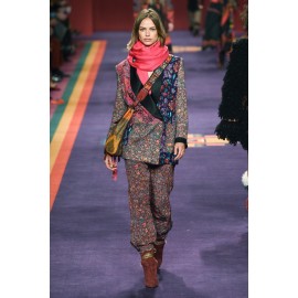 Креп коприна Etro принт слончета